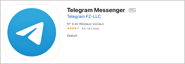 mise a jour telegram ios