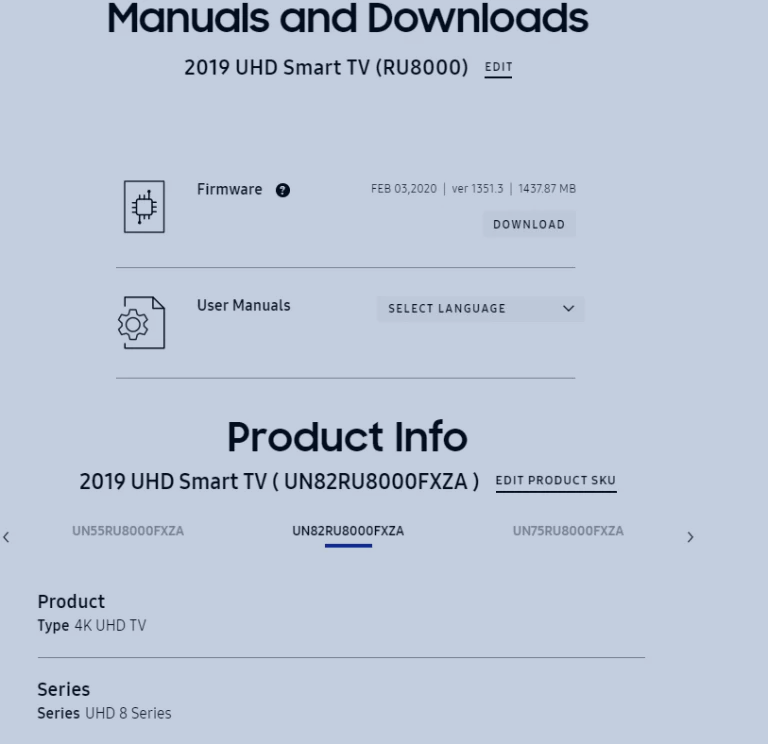 Comment mettre à jour le logiciel du téléviseur Samsung via USB 1