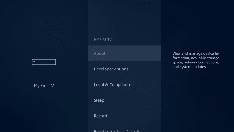 Mettre à jour Amazon Firestick 2