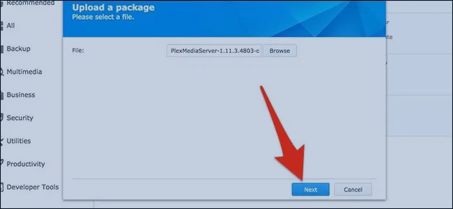 mettre à jour Plex sur votre NAS Synology 8