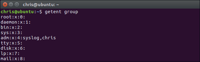 Afficher tous les groupes du système 8